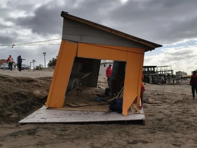 Una sorpresiva marejada impact� en Claromec�